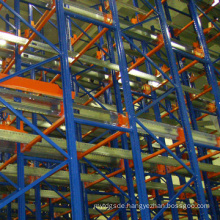 Electric Movable Pallet Rack Movable Storage Racking Adjustable Heavy Duty Pallet Rack Radio Shuttle Blue Shelf Rack